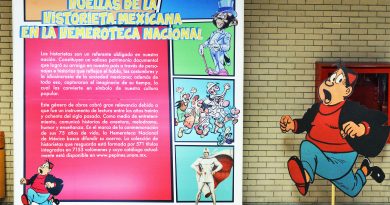 Exposición “Huellas de la historieta mexicana en la Hemeroteca Nacional”.