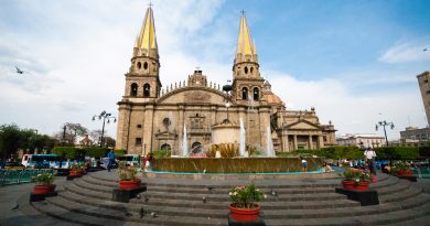 Bella fotografía de la Catedral de Guadalajara.