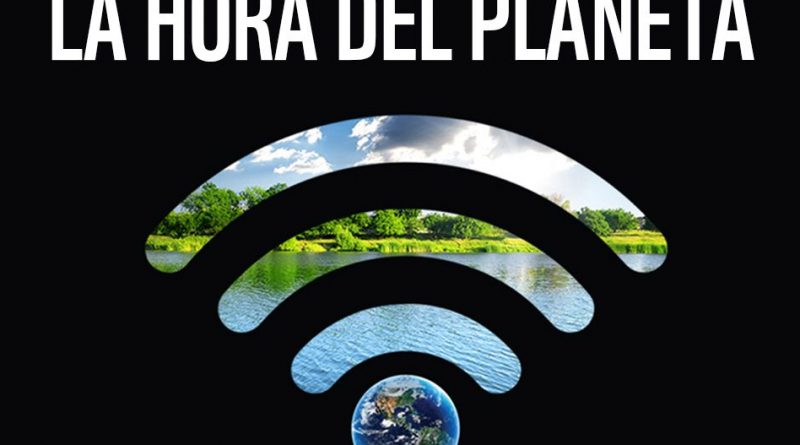 Cartel de La Hora del Planeta 2020.