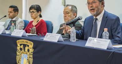 Conferencia de medios de la Comisión universitaria de la UNAM