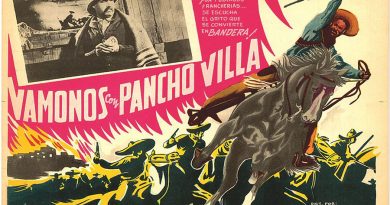 Cartel de la película Vámonos con Pancho Villa.